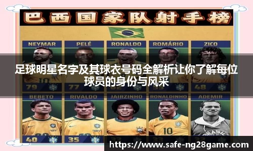足球明星名字及其球衣号码全解析让你了解每位球员的身份与风采